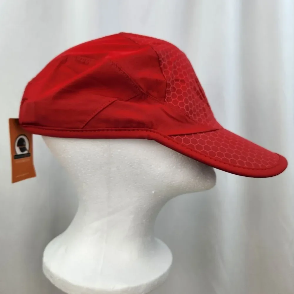 🔸️NWT Red Unstructured UPF 50+ Reflective Outdoors Unisex Hat